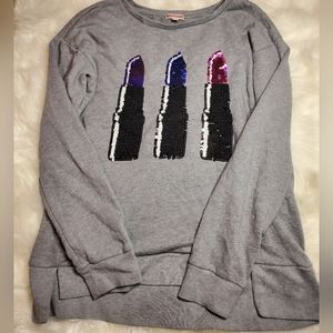 Juicy couture sweatshirt sequins cute adorable sweater
